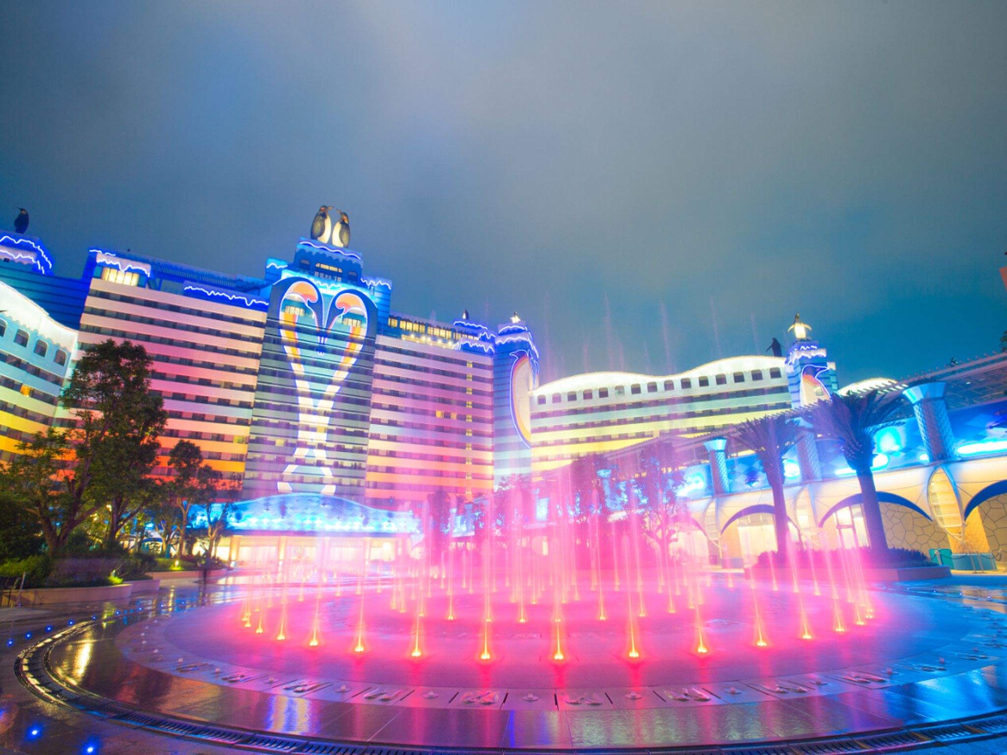 珠海長隆海洋王國防水補(bǔ)漏、泳池防腐、酒店翻新加固工程