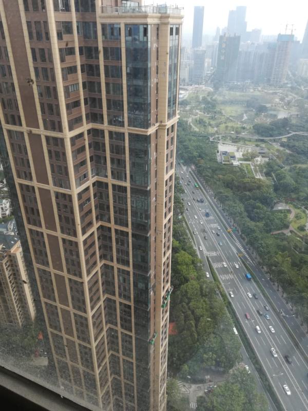 深圳香蜜湖九號大院外墻飾面磚檢查、維修施工工程