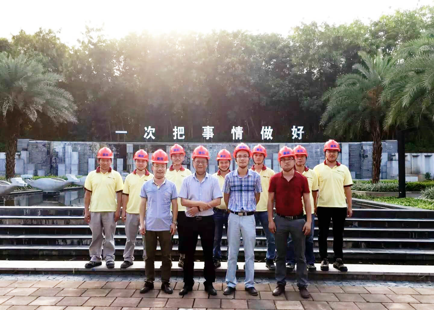 我司技術(shù)團隊考察中廣核項目留影