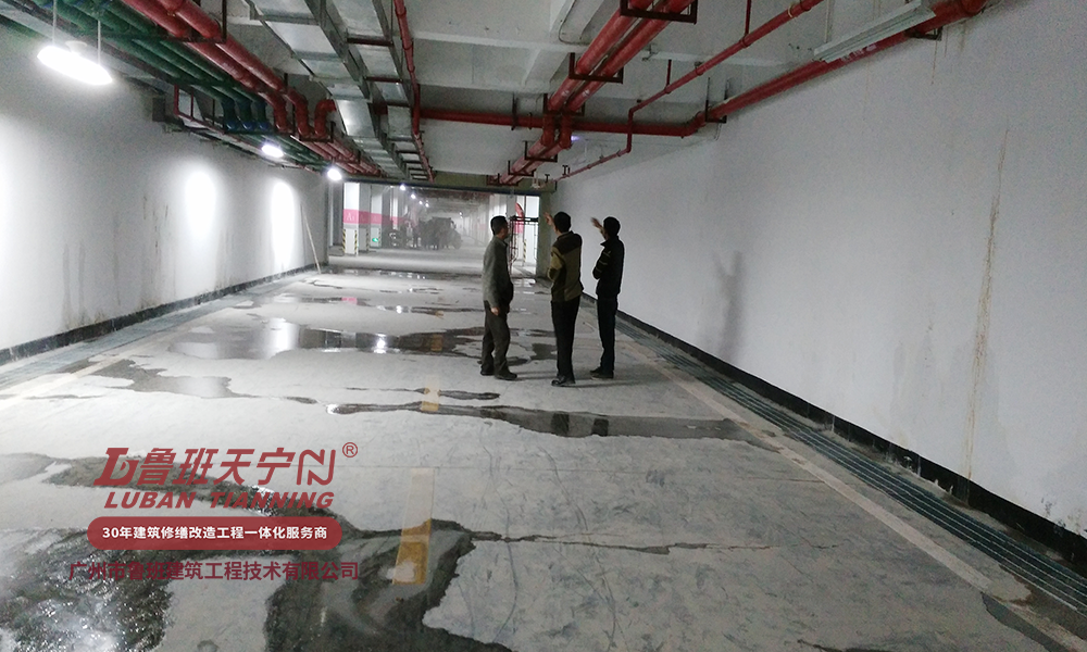 荔富湖畔項目地下室滲漏維修